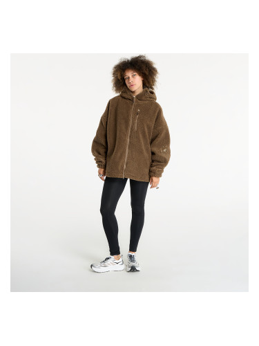 Яке adidas By Stella McCartney Full-Zip Winter Fleece Brown Moss/ Wild Brown L