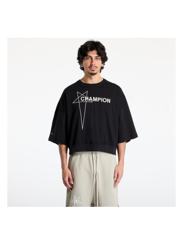 Тениска Rick Owens DRKSHDW x Champion Tommy Cropped Tee Black L