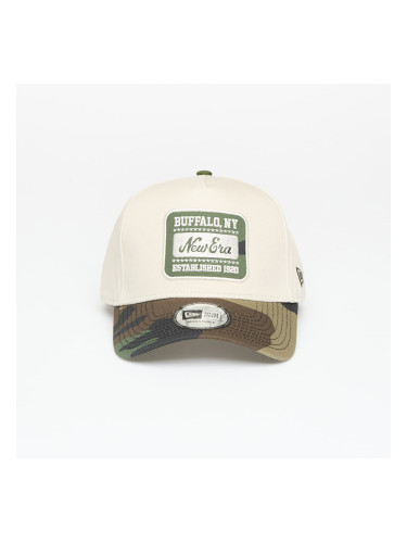 Шапка New Era Camo Patch 9FORTY E-Frame Adjustable Cap Cream Universal