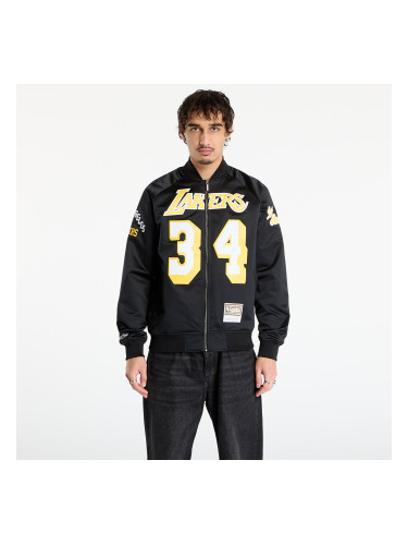Яке Mitchell & Ness NBA Maxxed Out Satin Jacket Lakers Shaquille O'Neal Black L