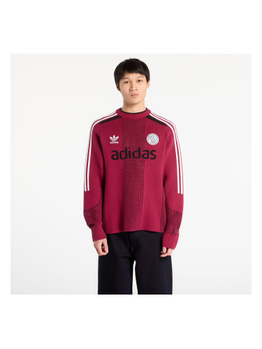 Пуловер adidas Adicolor Blokecore Longsleeves Light Weight Pullover UNISEX Legacy Burgundy L