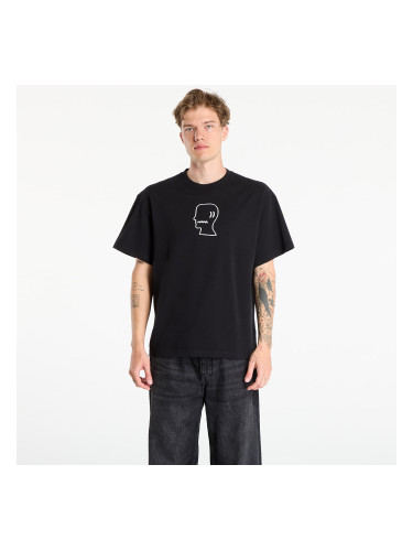 Тениска Brain Dead Logo head T-shirt Black L
