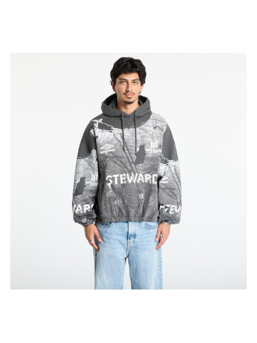 Суитшърт Umbro Steward Vest Masked Hoodie Dark Grey M