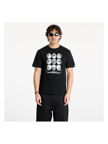 Тениска A BATHING APE Polygon Ape Head UNISEX Tee Black L