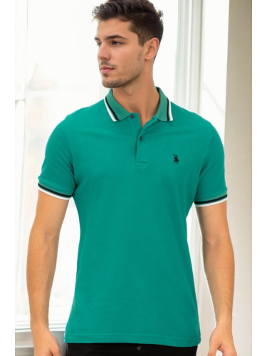 T9594 DEWBERRY MEN'S T-SHIRT-GREEN