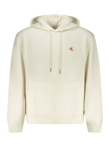 CALVIN KLEIN MEN'S ZIP-UP SWEATSHIRT WHITE