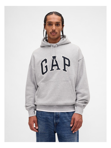 GAP Oversize Sweatshirt with Extra Heavyweight Unisex Logo - Men's