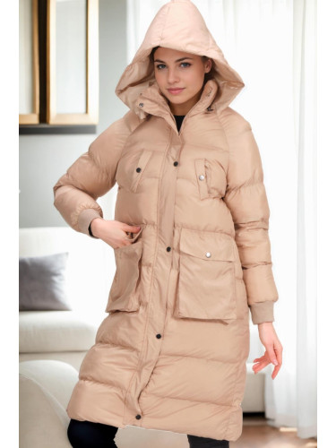 Z9736 DEWBERRY WOMEN'S JACKET-BEIGE