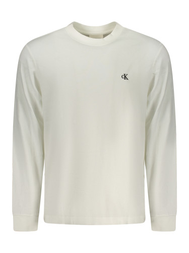 CALVIN KLEIN MEN'S LONG-SLEEVE T-SHIRT WHITE