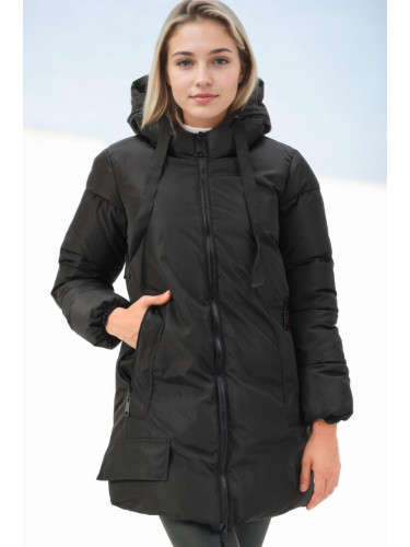 Z9773 DEWBERRY WOMEN'S COAT-BLACK