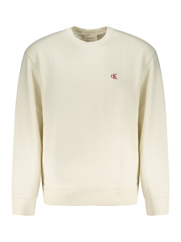 CALVIN KLEIN MEN'S ZIP-UP SWEATSHIRT WHITE
