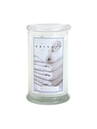 Kringle Candle Warm Cotton ароматна свещ 624 гр.