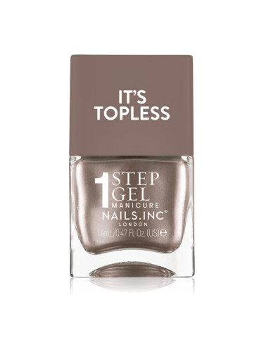 Nails Inc. It’s Topless гел лак за нокти за дълготраен ефект цвят Khloe 14 мл.