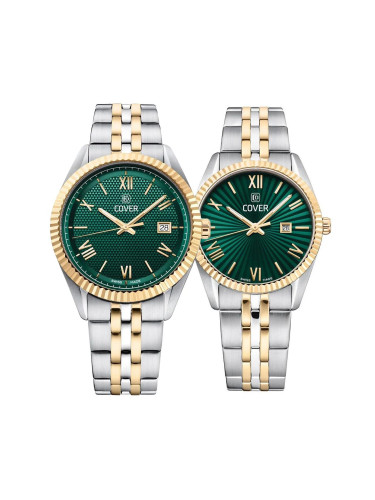 Комплект часовници за двойки Cover CO216.08-CO217.08