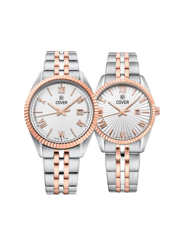 Комплект часовници за двойки Cover CO216.10-CO217.10