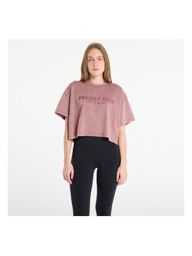 Тениска Under Armour Project Rock Statement Graphic SS Tee Maroon Mist M