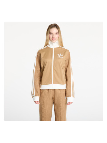 Суитшърт adidas Knit Classic Track Top Cardboard L