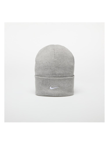Шапка Nike Peak Swoosh Beanie Dk Grey Heather/ White Universal