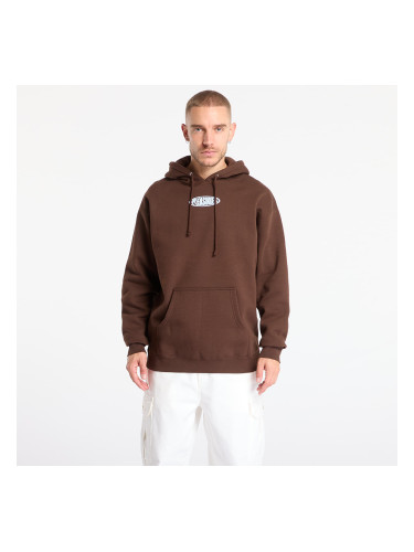 Суитшърт PLEASURES Overview Hoodie Brown L