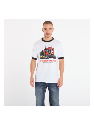 Тениска PLEASURES Big Load Ringer T-Shirt White L