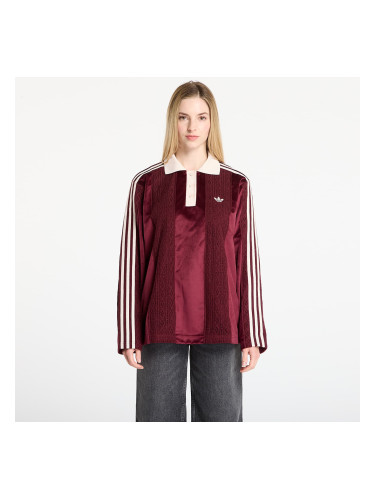 Тениска adidas Ls Jersey Maroon L
