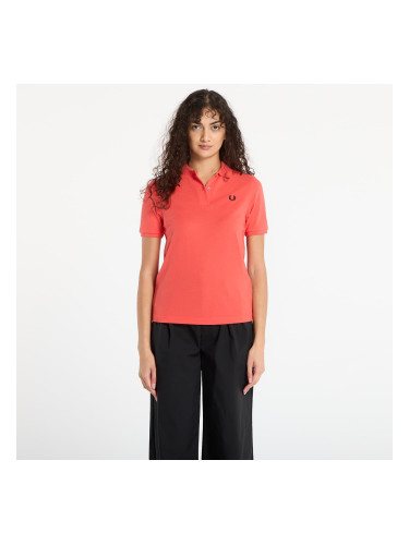 Тениска FRED PERRY The Fred Perry Shirt Flamingotan/ Blak 6