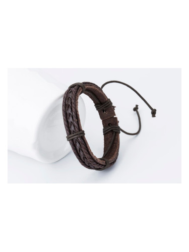 Кожена гривна "Амулет за късмет" 6