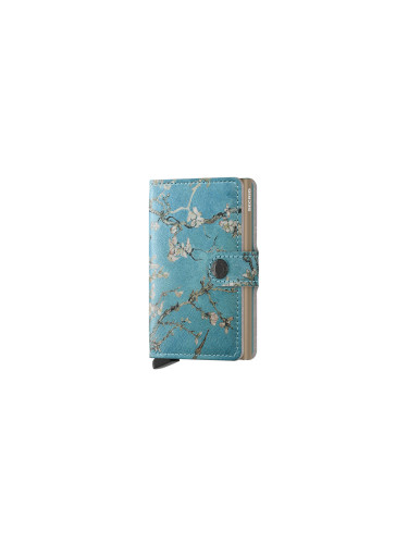 Secrid Miniwallet x Art Almond Blossom Unisex - Портфейли Secrid - Син - MAr-Almond-Blossom-One-size - Size: One size