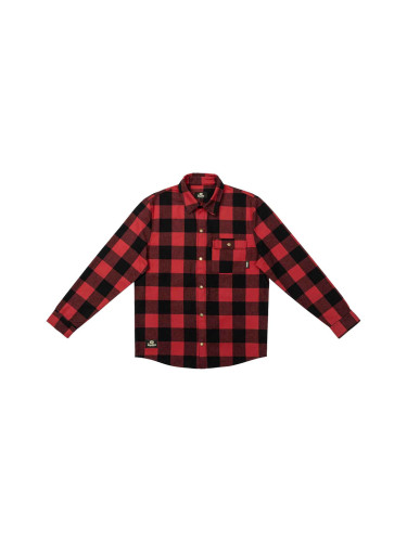 The Dudes Los Dudes Chuck Flannel Overshirt Мъже - Риза The Dudes - Червен - 10048328-L - Size: L