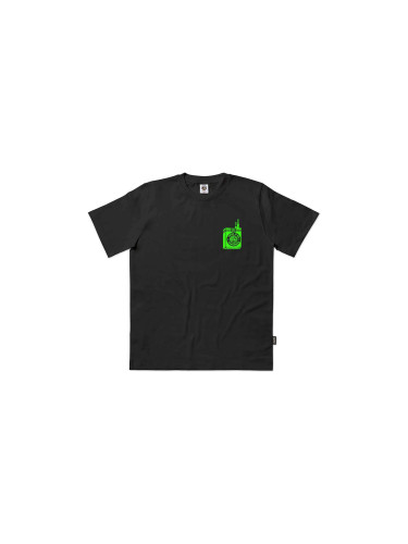 The Dudes Too Short Smokes Neon Classic T-Shirt Мъже - Тениски The Dudes - Черен - 10008302-XL - Size: XL
