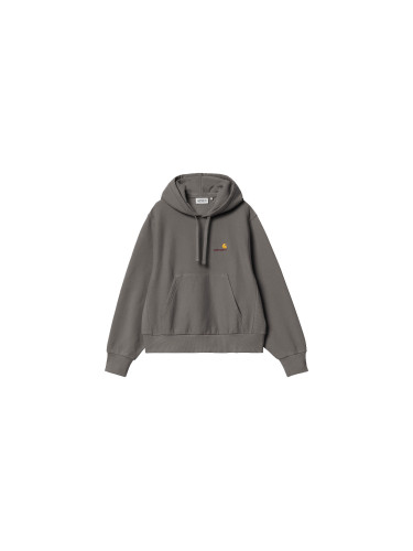 Carhartt WIP W' HD American Script Sweat Жени - Суитшърти и блузи с качулка Carhartt WIP - Сив - I033650_33C_XX-L - Size: L