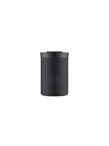 24 Bottles Travel Tumbler Stone Tuxedo Black 350ml Unisex - Чаша 24Bottles - Черен - TT_035_stone_tuxedo_black-One-size - Size: One size