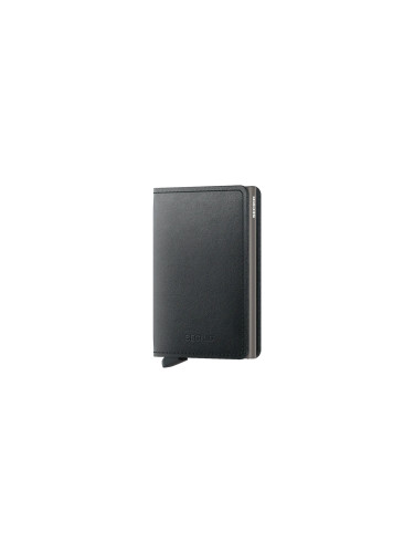 Secrid Slimwallet Mirum Plant Based Black Unisex - Портфейли Secrid - Черен - SMi-Black-One-size - Size: One size