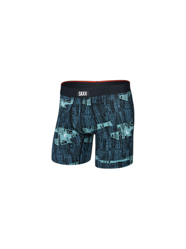 Saxx Vibe Xtra Soft Comfort Boxer Brief 6" Мъже - Бельо Saxx - Син - SXVX24F-TCL-L - Size: L