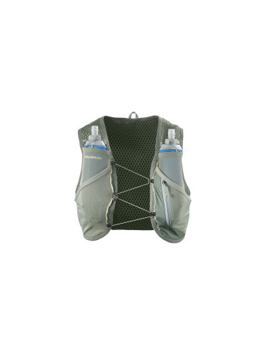 Salomon Active Skin 8 Set Green Unisex - Раници и чанти Salomon - Зелен - LC2178000-L - Size: L