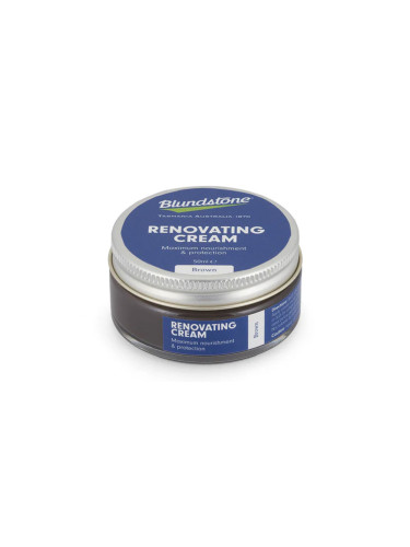 Blundstone Renovating Cream Brown 50ml Unisex - Грижа за обувки Blundstone - Кафяв - BRENCRMBRN-One-size - Size: One size