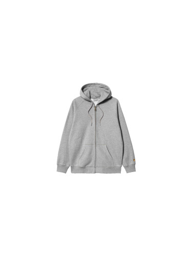 Carhartt WIP Hooded Chase Jacket Grey Мъже - Суитшърти и блузи с качулка Carhartt WIP - Сив - I033664_00M_XX-L - Size: L