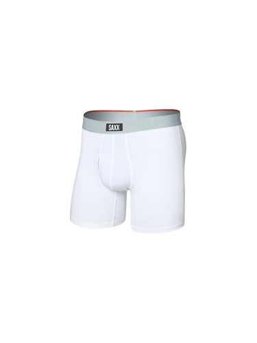 Saxx Vibe Xtra Soft Comfort Boxer Brief 6" White Мъже - Бельо Saxx - Бял - SXVX24F-WHI-M - Size: M