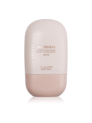 SOSU Cosmetics Underwear Hydrating Base основа с хидратиращ ефект SPF 30 40 мл.