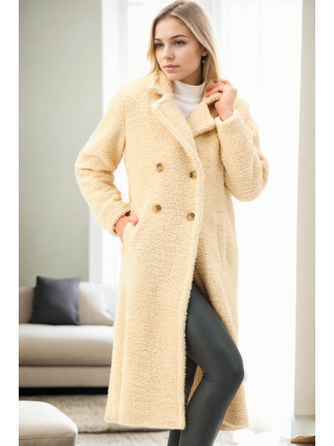Z9775 DEWBERRY WOMEN'S COAT/BEIGE