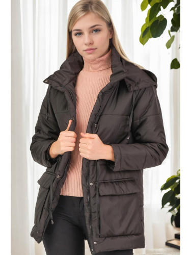Z9703 DEWBERRY WOMEN'S COAT-BLACK