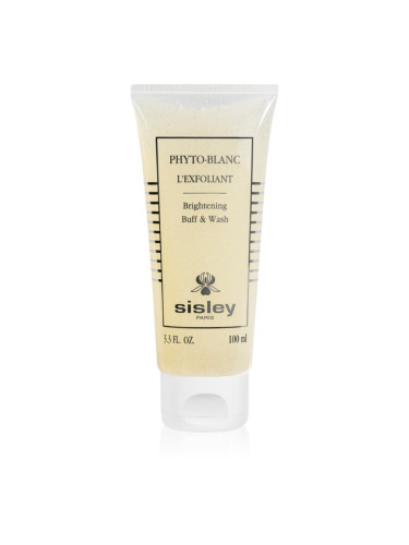 Sisley Phyto-Blanc Brightening Buff and Wash ексфолиращ гел за озаряване на лицето 100 мл.
