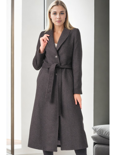 Z9681 DEWBERRY WOMEN'S COAT-ANTHRACITE