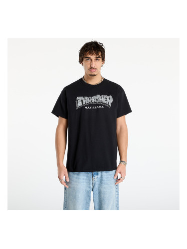 Тениска Thrasher Disco by Spanky T-Shirt Black L