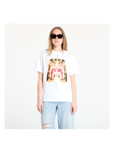 Тениска A BATHING APE Colors Tiger Tee UNISEX White L