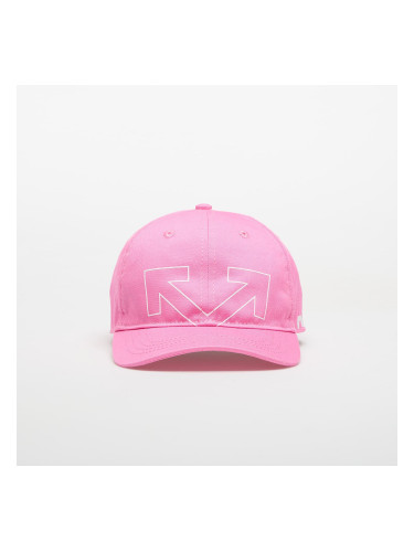 Шапка OFF-WHITE KIDS Type Logo Baseball Fuchsia/ White II