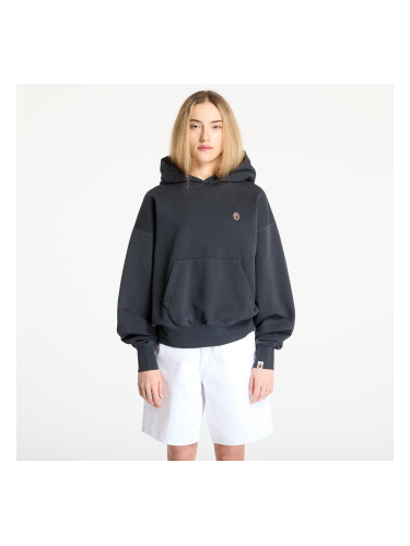 Суитшърт A BATHING APE Pigment Dyed One Point Oversized Pullover Hoodie Black M