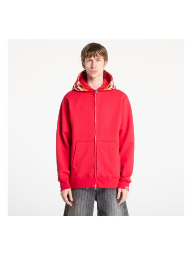 Суитшърт A BATHING APE Tiger Full Zip Hoodie UNISEX Red L
