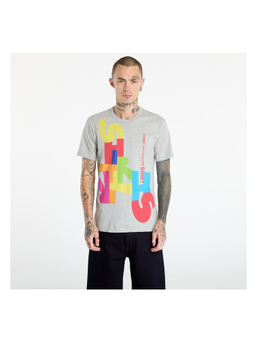 Тениска Comme des Garçons SHIRT T-Shirt With Graphic Print Top Grey L