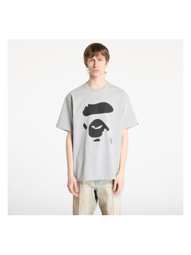Тениска A BATHING APE Ape Face Tee UNISEX Gray M